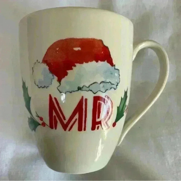 LENOX HOLIDAY MR SANTA CLAUS MUG Christmas Santa Excellent Coffee - Picture 4 of 4